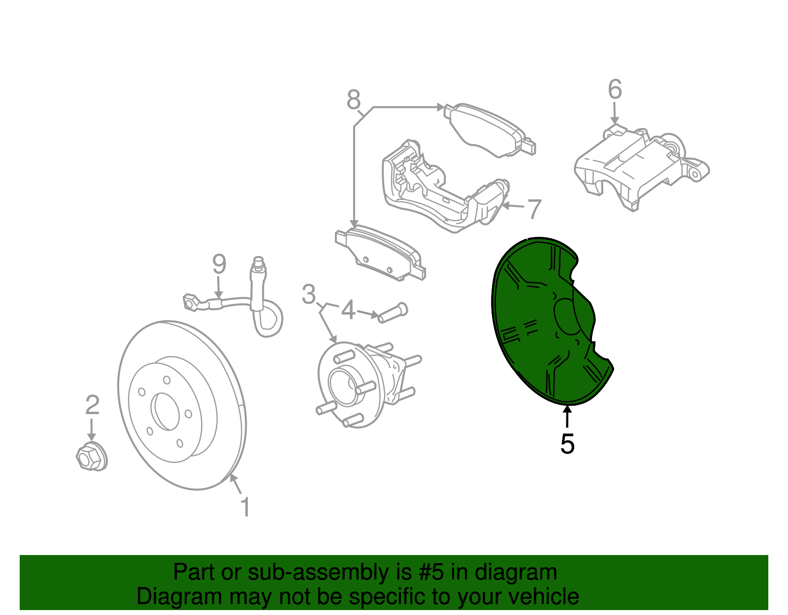 Backing Plate - GM (88964179)