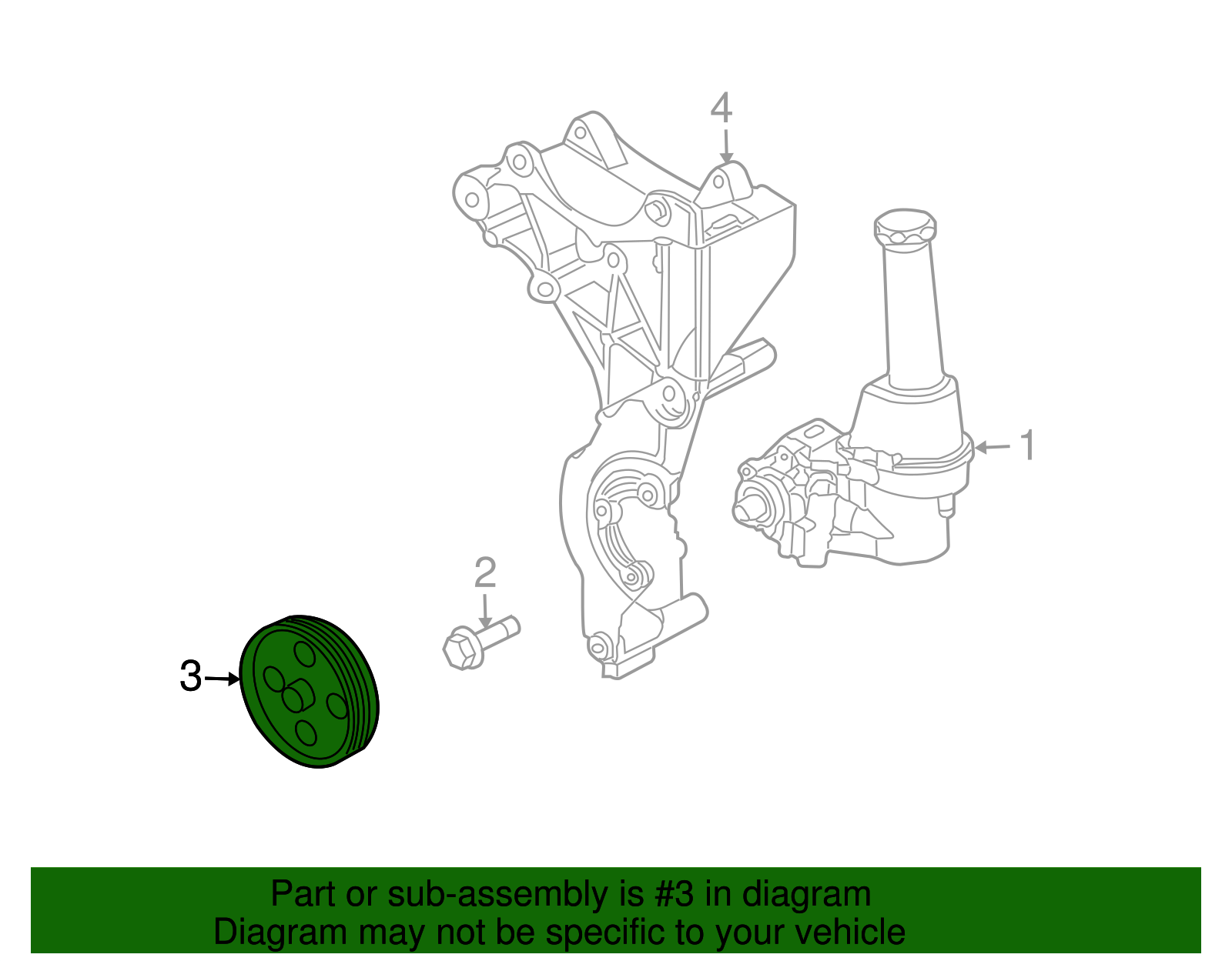 Pulley - GM (12605507)