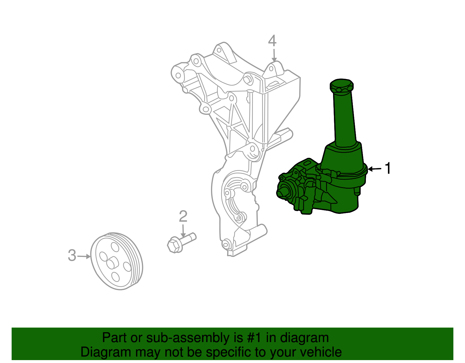 Power Steering Pump - GM (25932020)