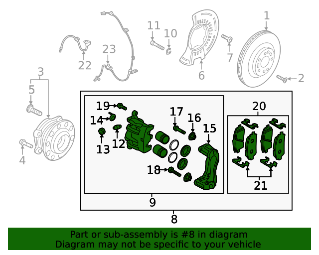 58110S9000 Caliper Assembly 20202022 Kia Telluride Kia.Parts Store