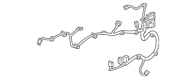 Front Driver Side Door Lock Wiring Harness - GM (84710932)