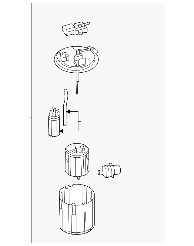 2022 Kia Carnival Fuel Pump Assembly 31120R0500