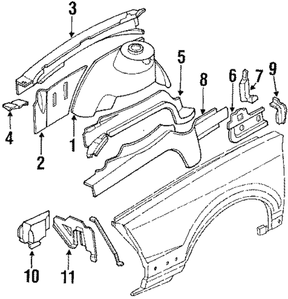 Lower Rail - GM (20099493)