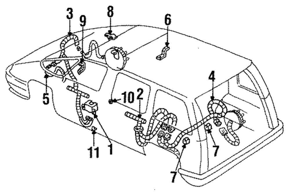 Harness Assembly-Elek Brake Control Wrg - GM (12117911)