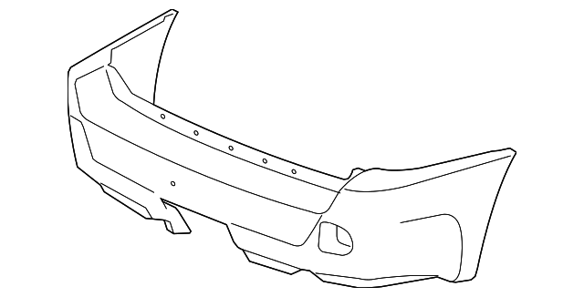 Rear Bumper Cover - GM (89045672)