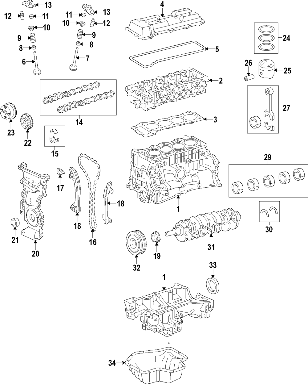 Engine Piston - Toyota (13211-36060-A0)