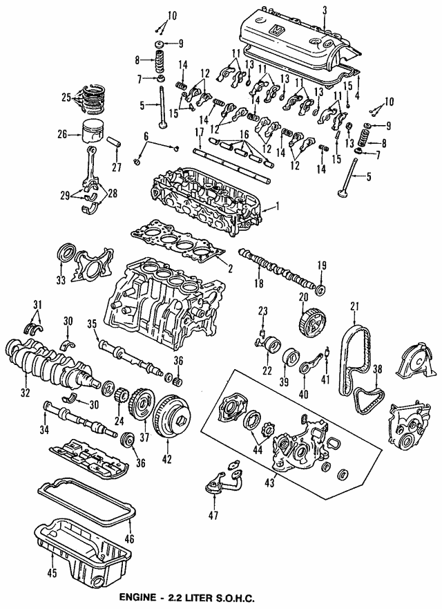 1994-1997 Honda Valves 14711-P0J-A00 | XportAuto