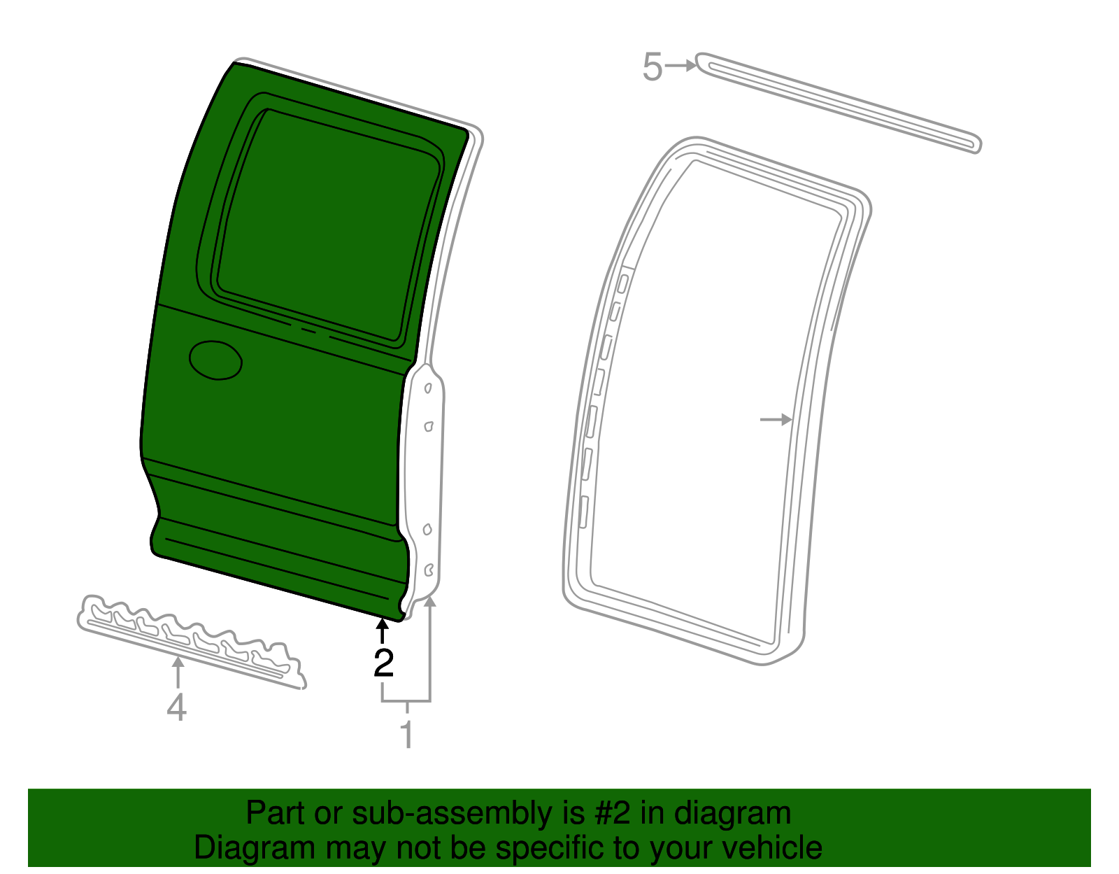 Outer Panel - Ford (YL3Z-1624700-AA)