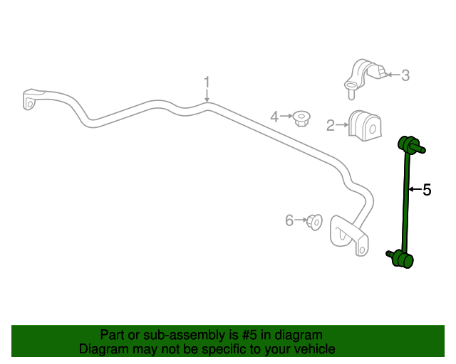 51325THRA01 Stabilizer Link 20182024 Honda Odyssey Honda Parts