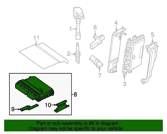 2010 Nissan Altima Engine Control Module 23710ZX10A QuirkParts