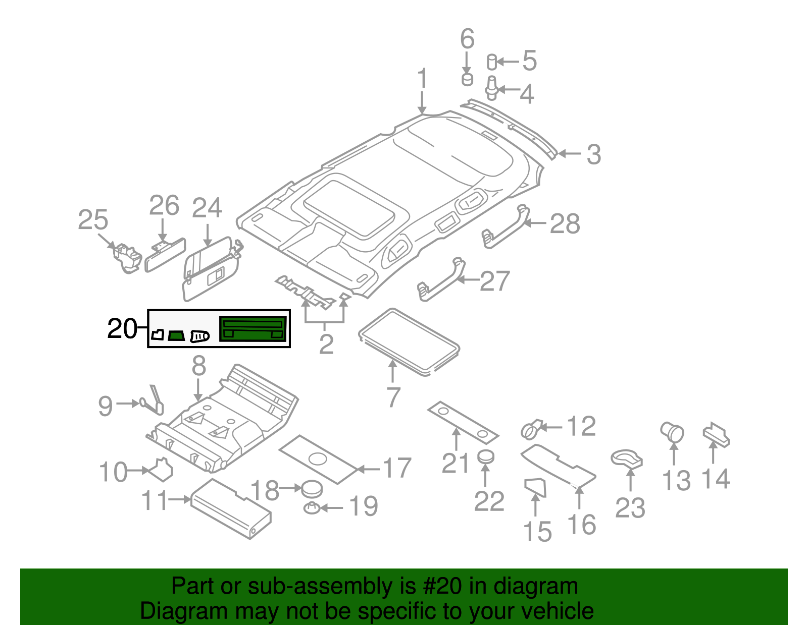 Trim Panel - Volkswagen (7L6-868-144-5J6)
