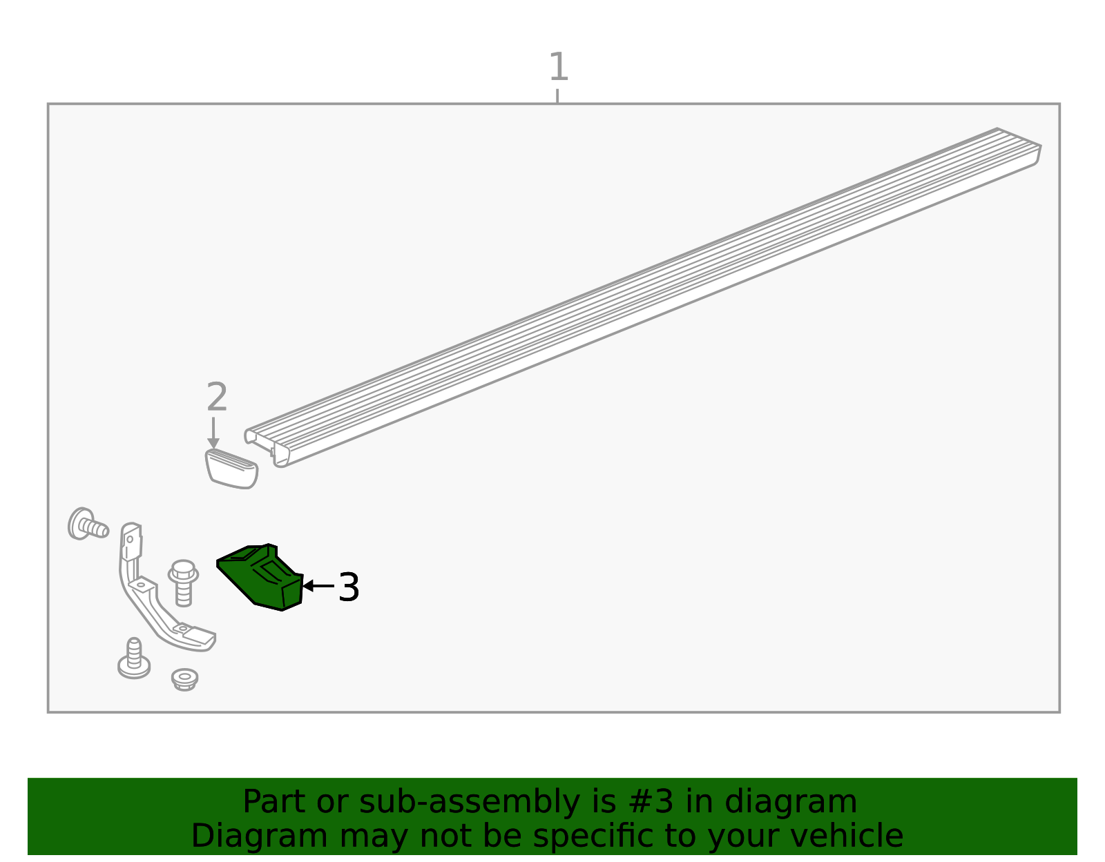Assist Step Bracket Cover - GM (84389007)