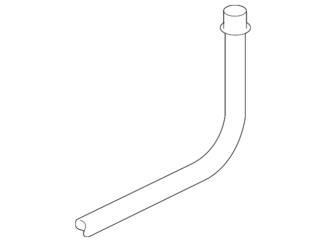 Automatic Transmission Auxiliary Fluid Cooler Inlet Line - GM (15827947)