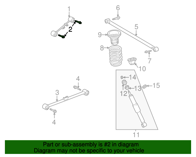 9010514123 Control Arm Bolt, Washer Based H 19982007 Toyota OEM