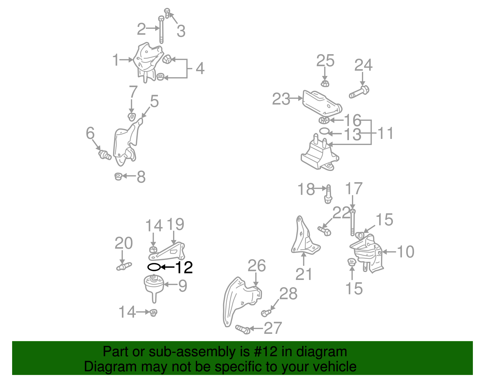 Mount Spacer - GM (25697424)