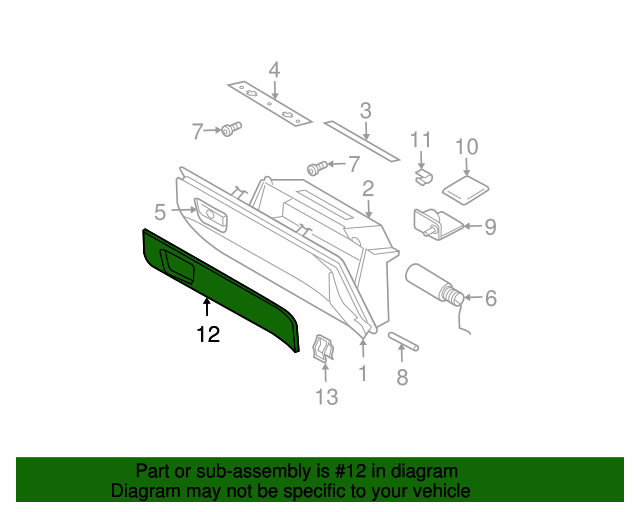 1303325 Trim Molding 2006 Volvo XC90 Volvo Swag
