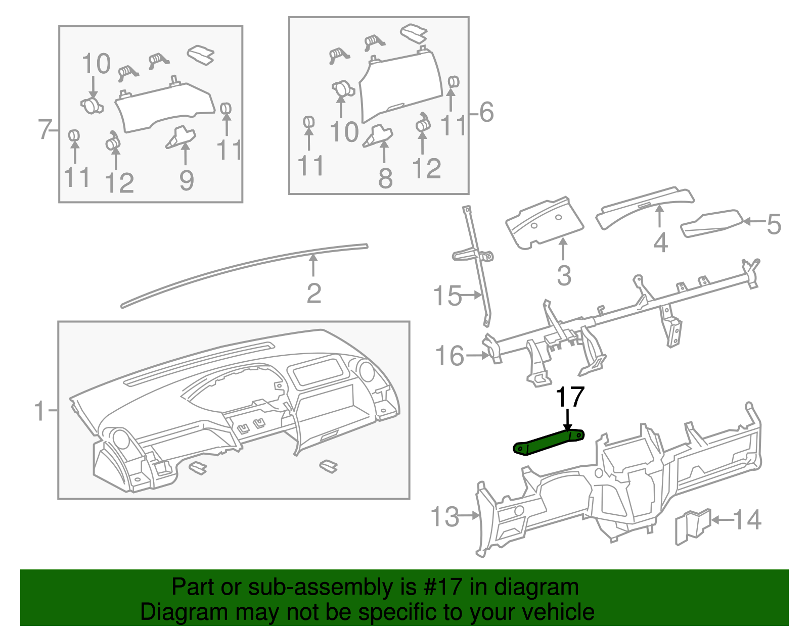 Dash Cross-Member Reinforcement - Scion (55337-52010)