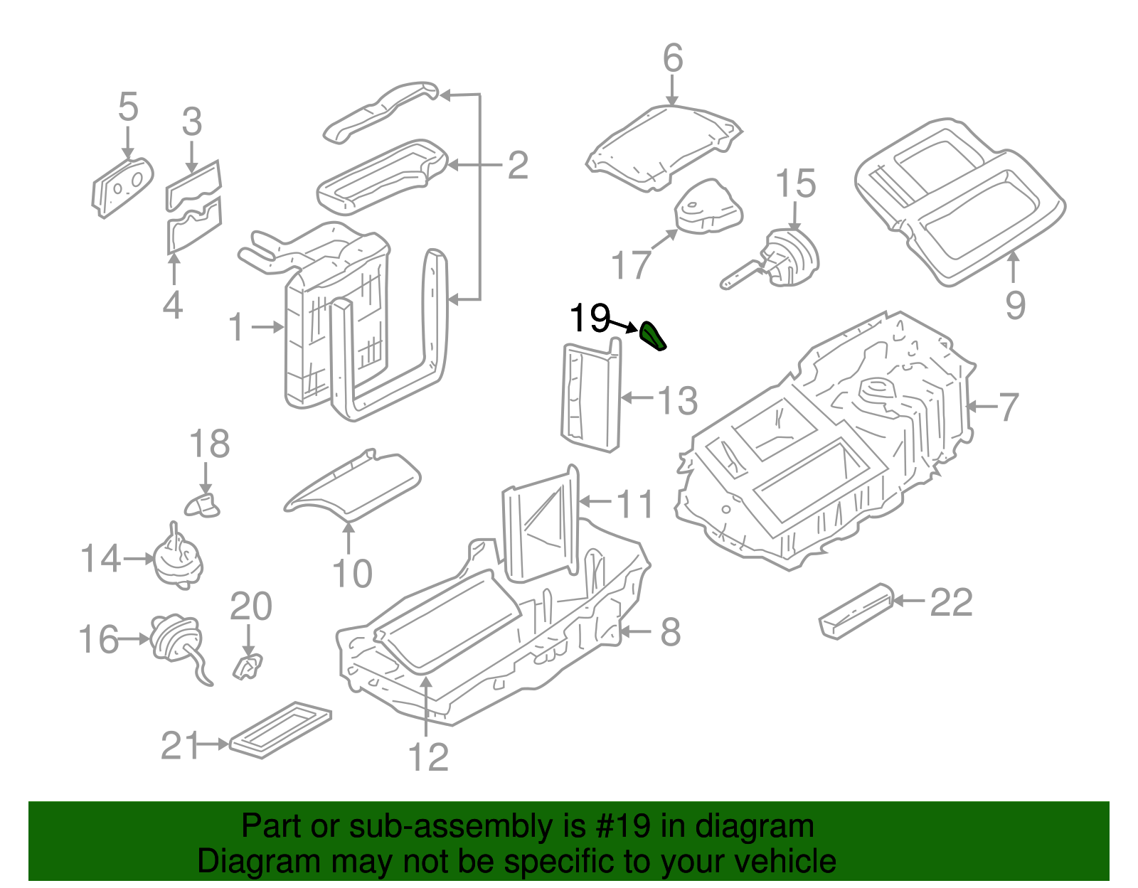Vent Valve Lever - GM (52494022)