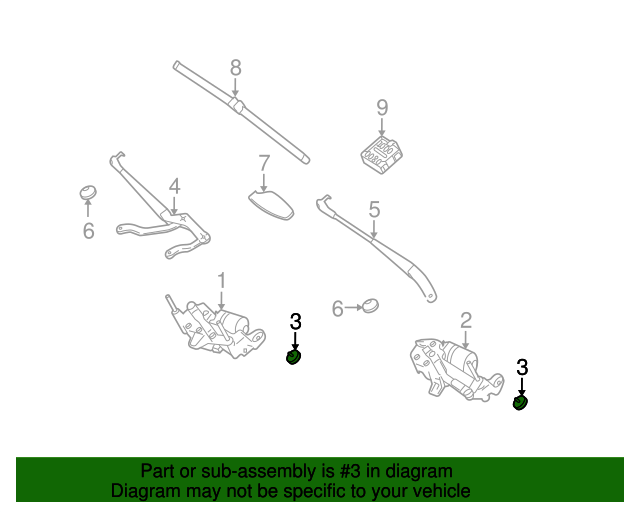 Genuine Mercedes-Benz Buffer 603-988-05-11-64