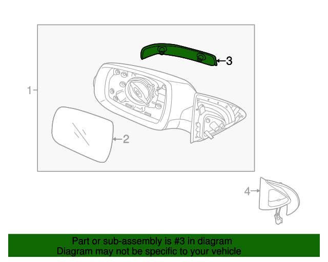 87613-2P000 - Signal Lamp 2012-2015 Kia Sorento | Kia.Parts Store