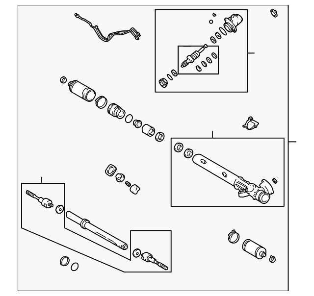 19982003 Lexus LX470 Rack And Pinion Assembly 4425060050 LexusOfKendall