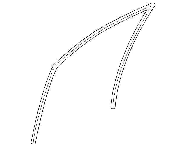 Honda Genuine 72350-T3L-A01 Door Weatherstrip Honda Genuine 72350-T3L-A01 Door Weatherstrip