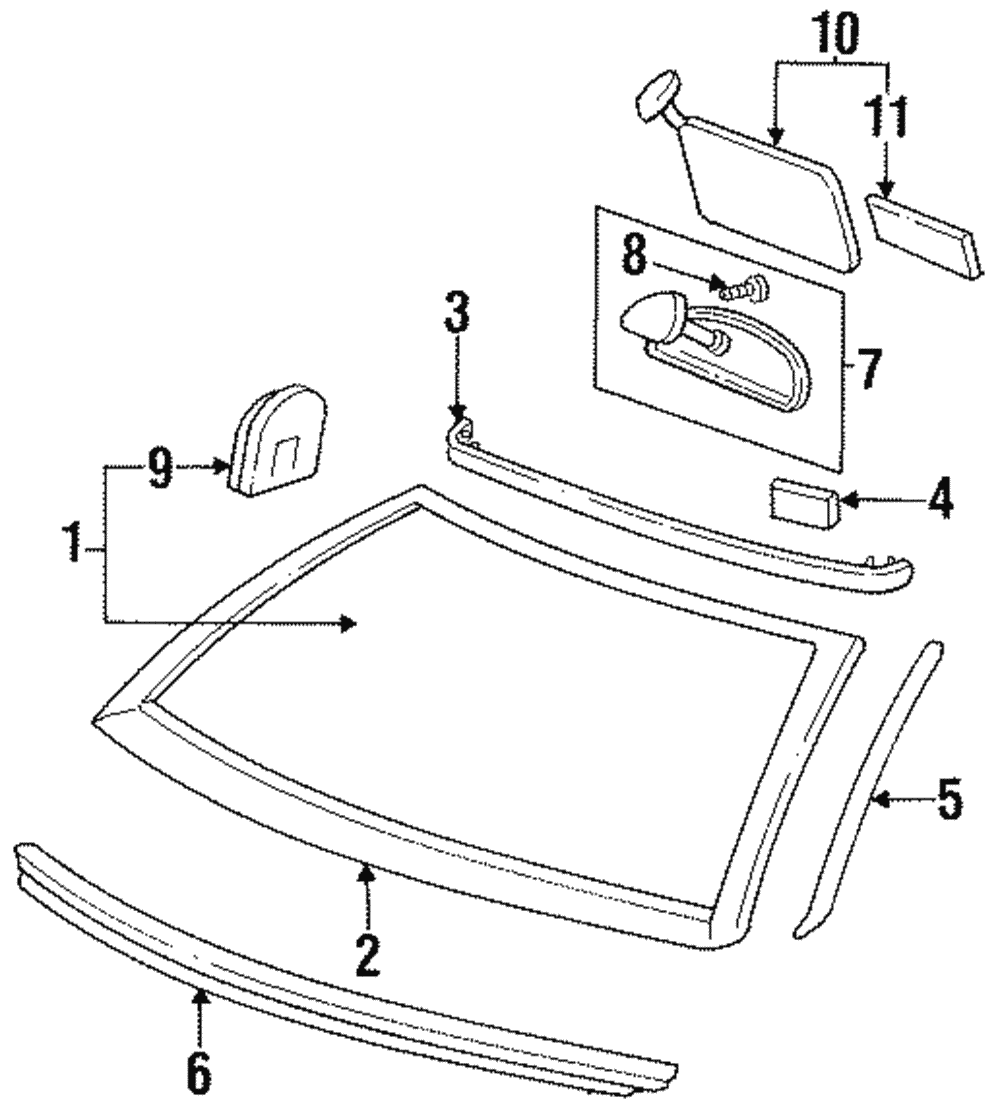 Sunshade Assembly                   <Use 1C3J 3300A> - GM (12368035)