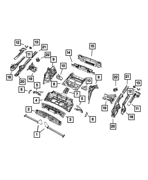 Floor Pans For 2019 Jeep Cherokee Thomas Dodge Parts