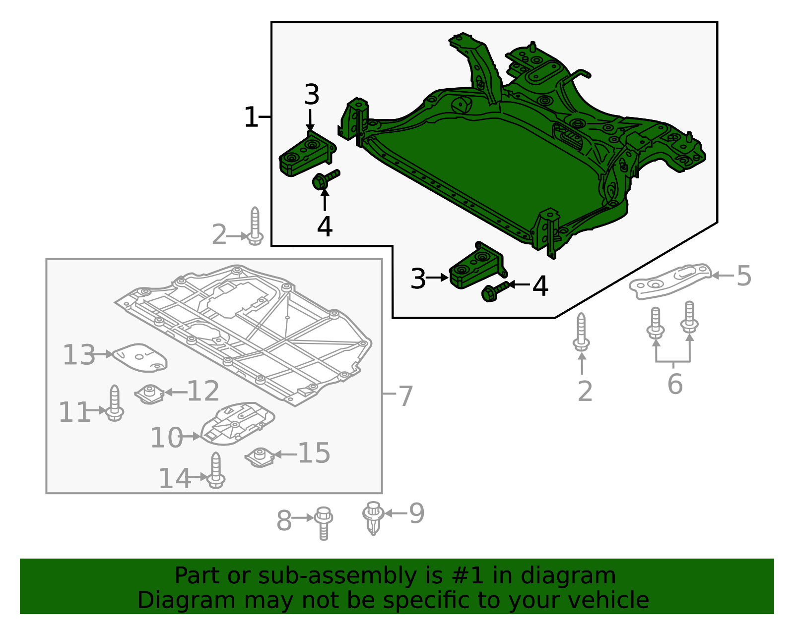 Engine Cradle - Scion (51201-WB001)