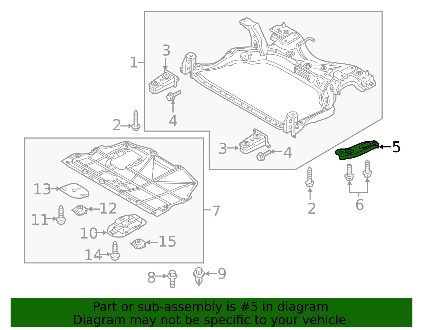 Rear Brace - Scion (52257-WB001)