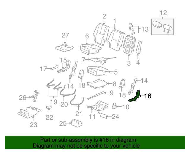 15280165 Genuine GM Cover Part#