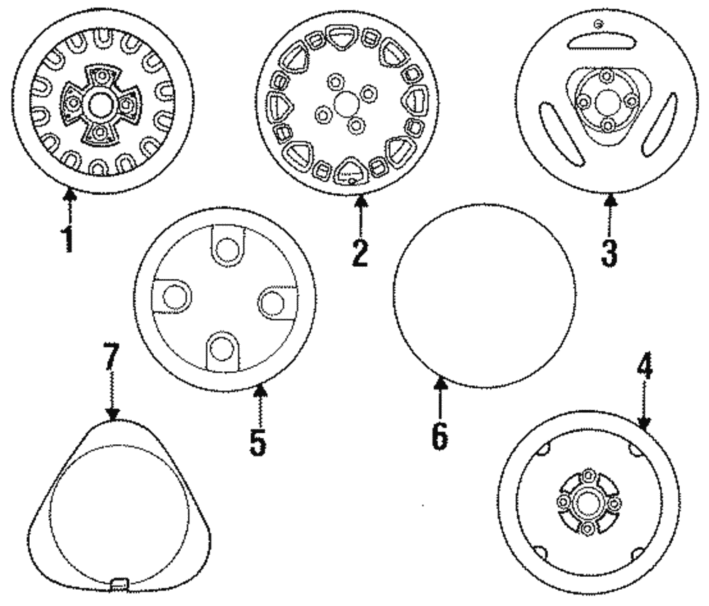 Wheel, Alloy - Ford (E9JY-1007-B)