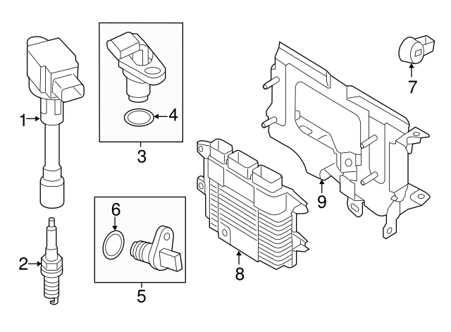 2005-2019 Nissan Spark Plug 22401-CK81B | Parts for Nissans