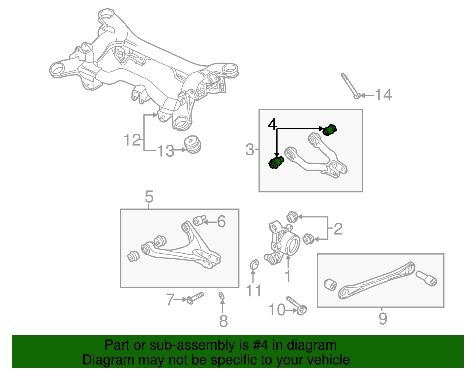Control Arm Bushing - Volkswagen (8E0-505-185-C)