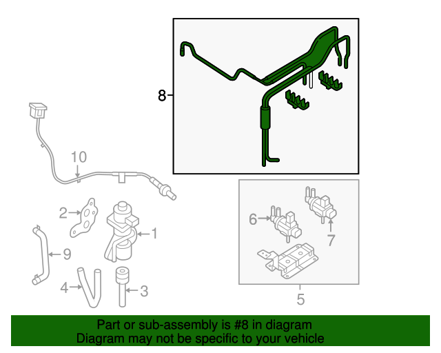 2004-2013 Mazda 3 Pipe Assembly LF8J-20-380A | Florida Mazda Parts