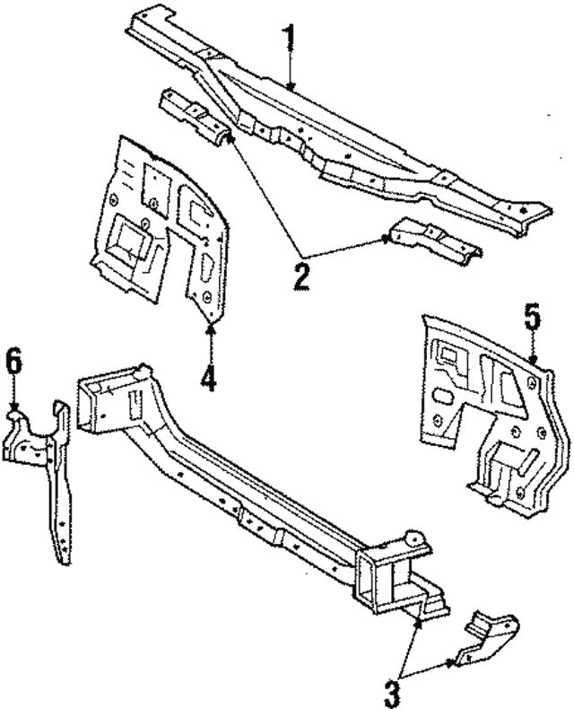 5321620090 Upper Tie Bar 19861989 Toyota Celica Sparks Parts