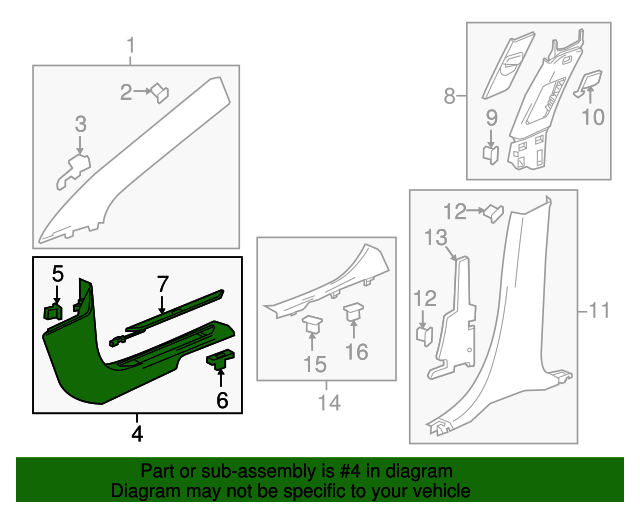 84352074 GM Cowl Trim | GM Parts Store