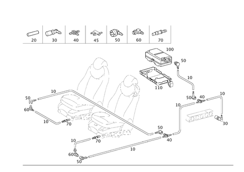 Lumbar Vertebra Support and Multicontour Backrest for 2008 Mercedes ...