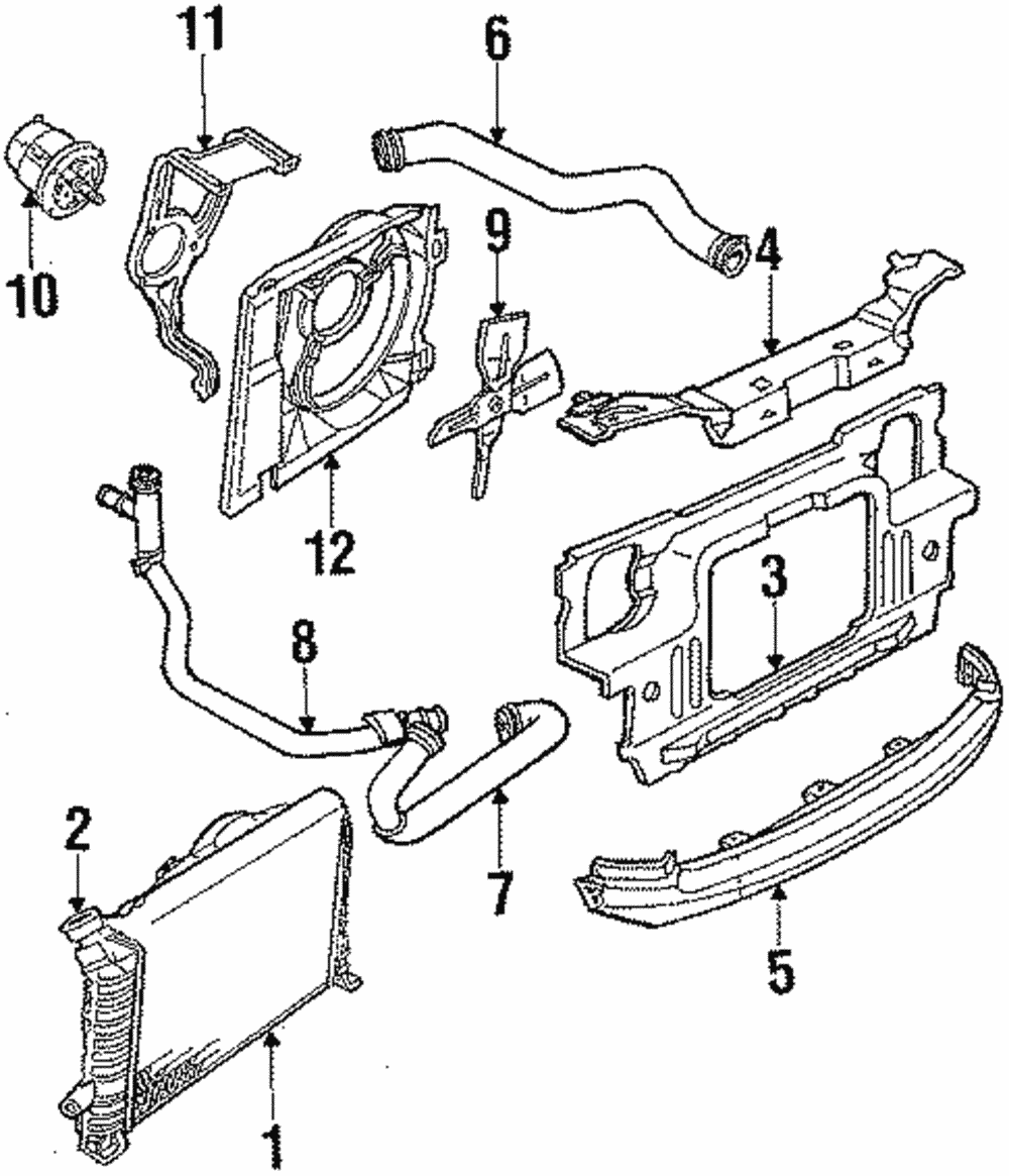 Upper Tie Bar - Ford (E83Z-16139-A)