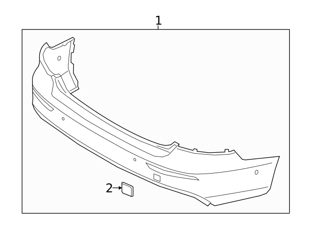 36013158 - Bumper Cover - 2019-2023 Volvo S60 | Volvo OEM Parts Direct