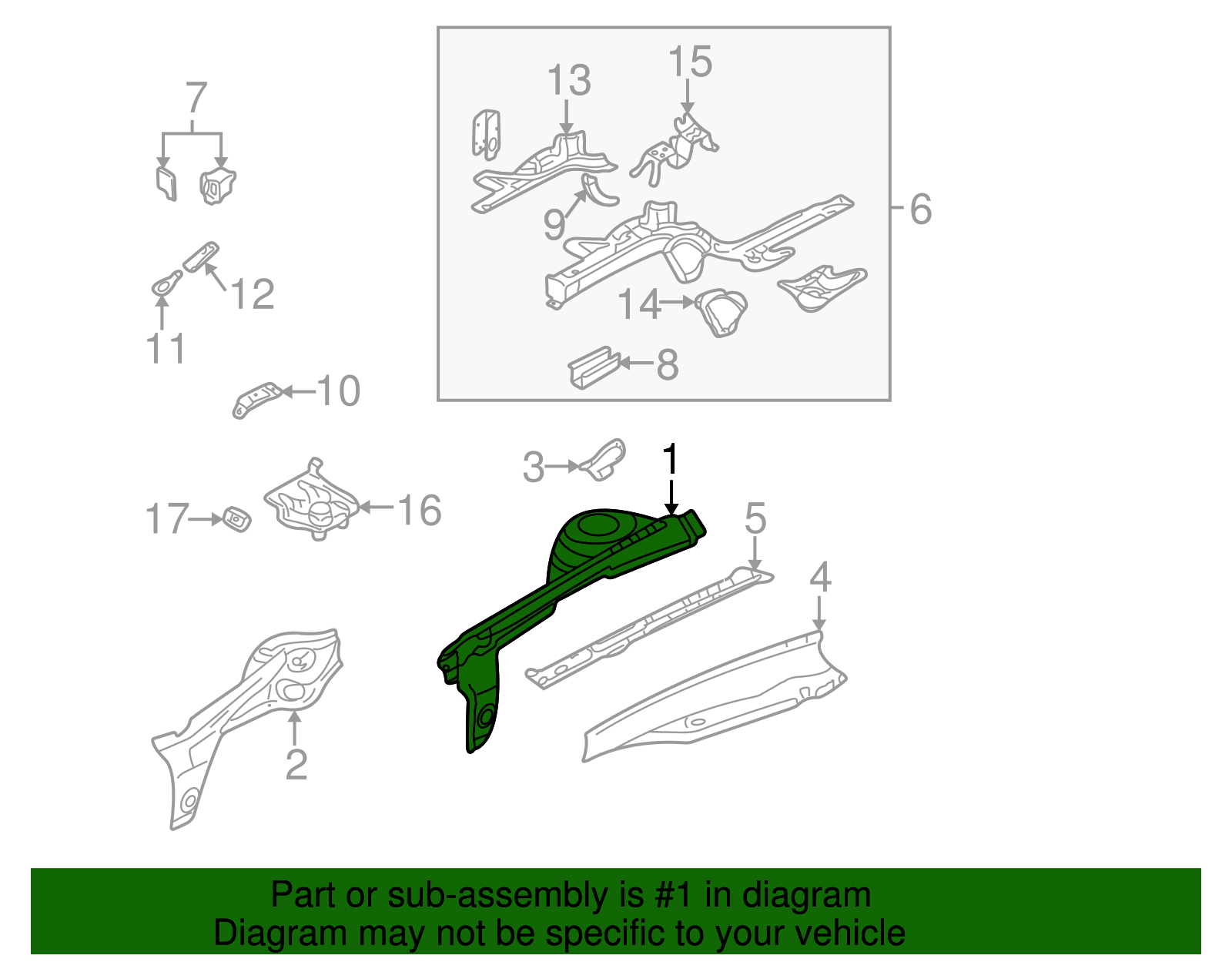 Apron Assembly - Volkswagen (8L0-809-101-D)
