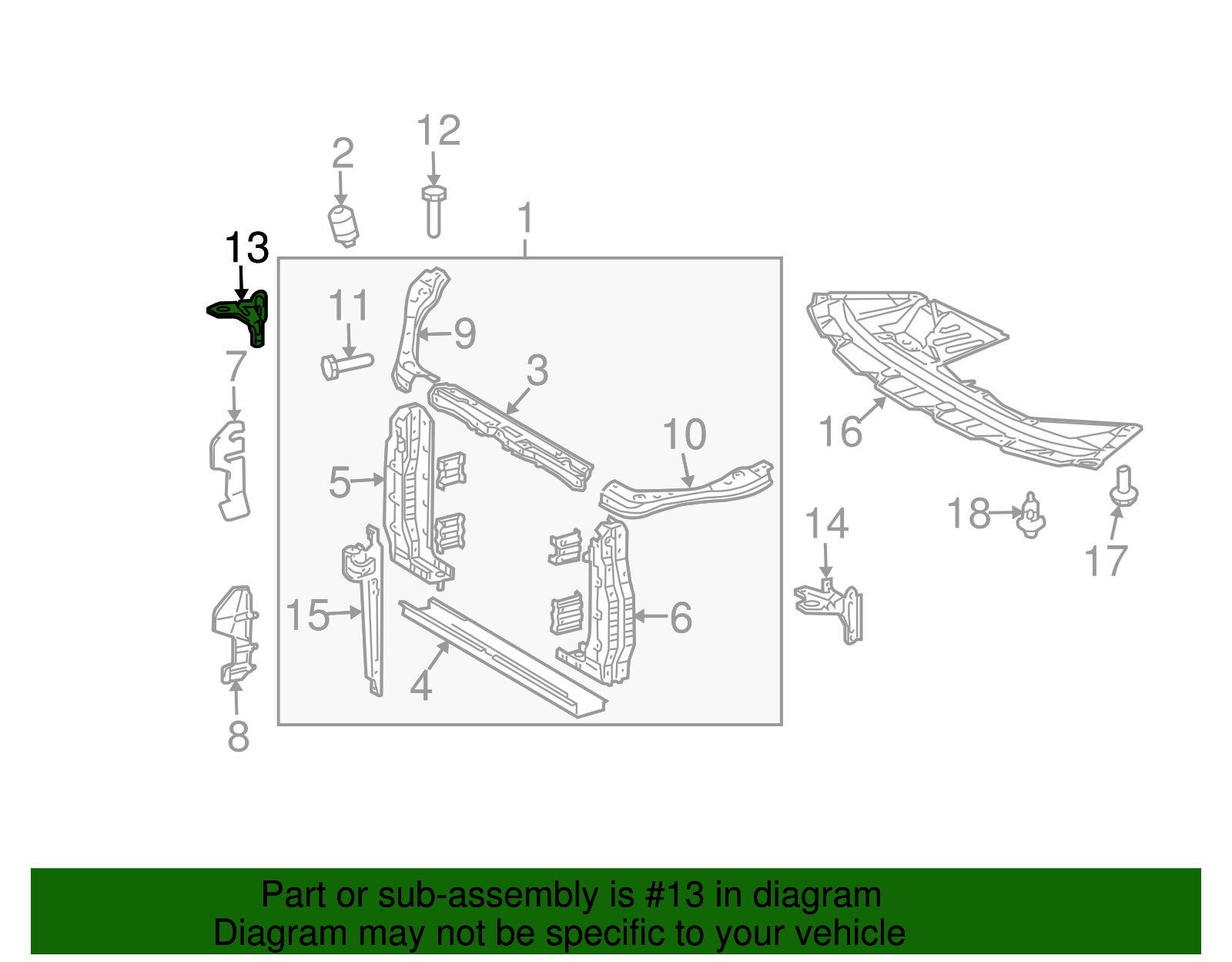 Bracket - Toyota (53245-AE010)