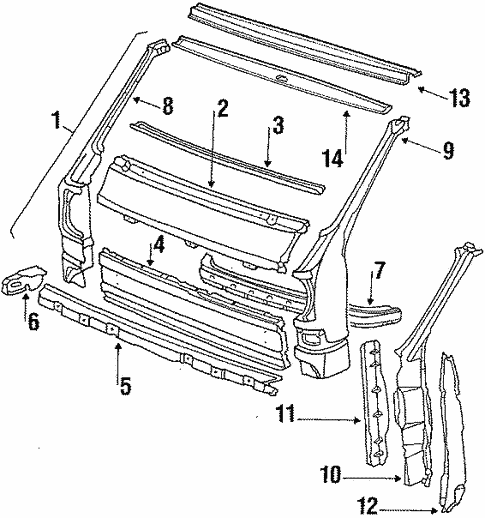 Sheet Metal for 1987 Volkswagen Vanagon #0