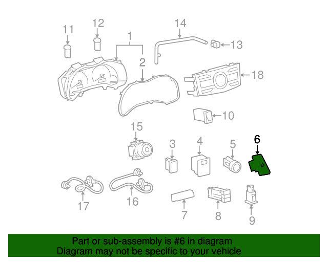 8433202170 Hazard Switch 20092013 Toyota Corolla OEM Genuine