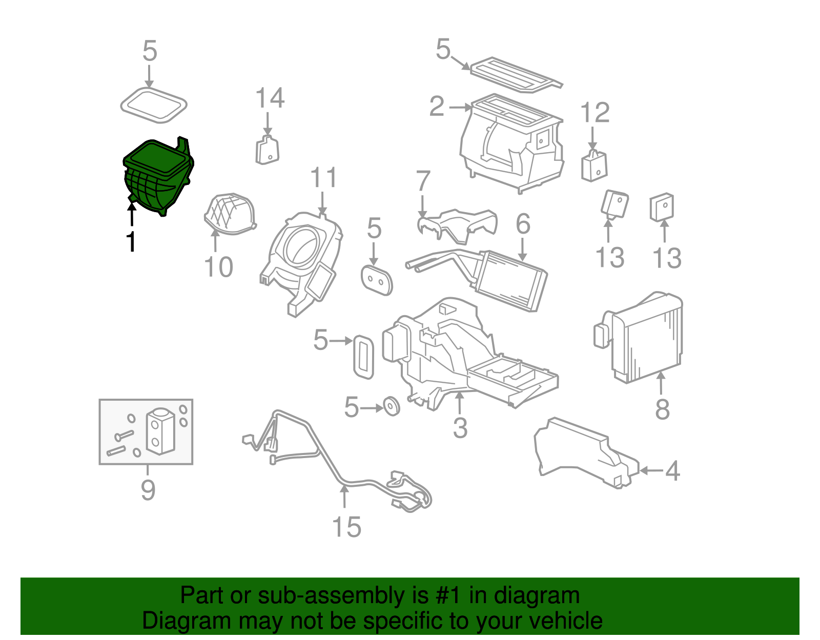 HVAC Air Inlet - GM (10397100)