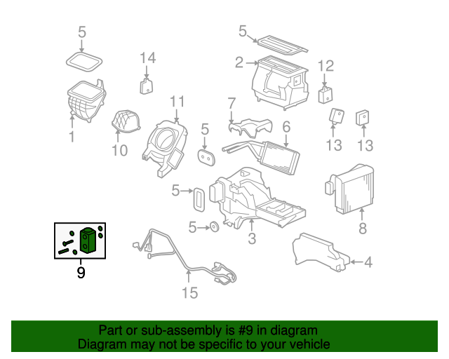 20062010 Hummer Air Conditioning Thermal Expansion Valve Kit 15871702 QUIRKNHPARTS