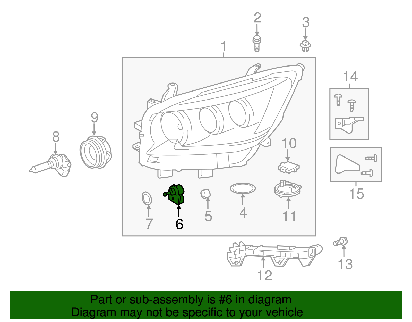 85661-28011 - High-Quality Headlight Motor for 2007-2019 Lexus ...