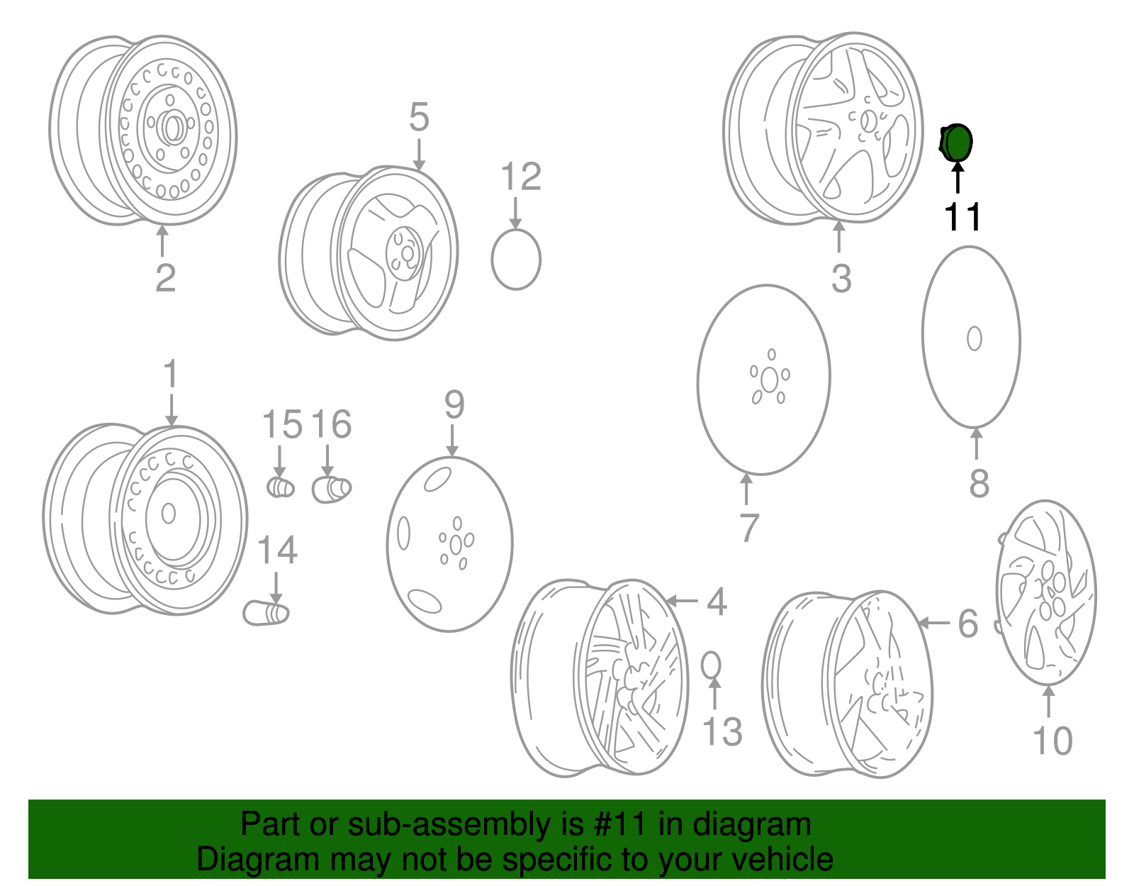 Cap-Hub - GM (9593110)