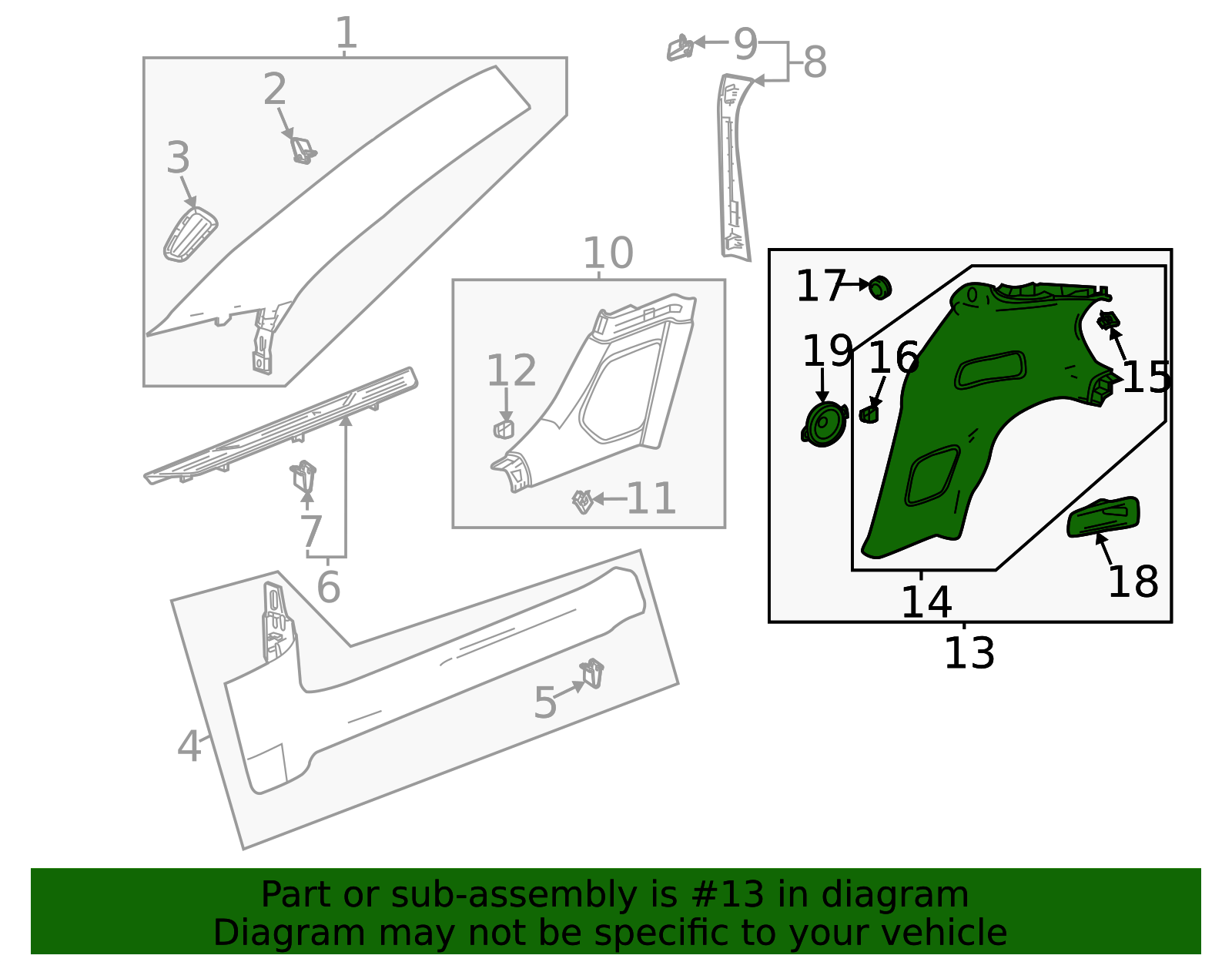 F Panel - GM (87859080)