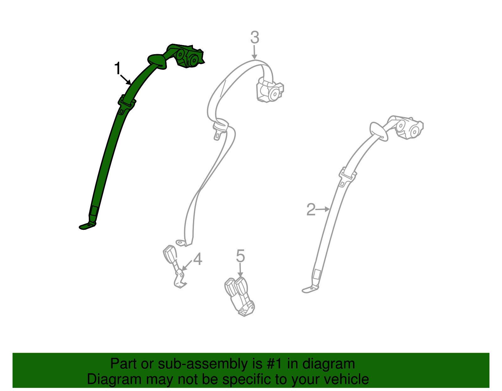 Belt Kit - Cadillac (89024804)